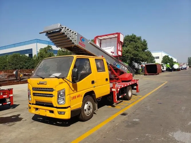 文昌附近云梯车出租 砂石搬运